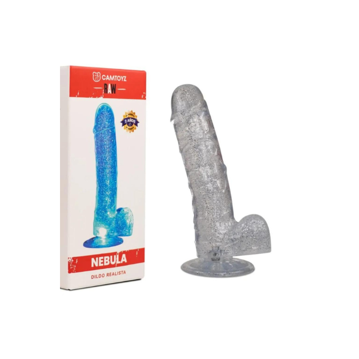 Dildo Luminoso Consolador Realista Con Ventosa Nebula Con Luces